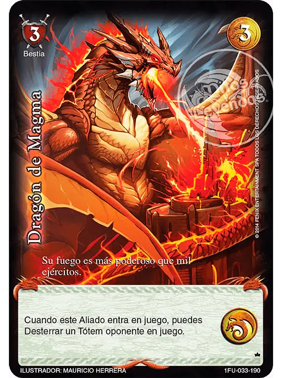 Dragon de Magma (1FU 033-190)