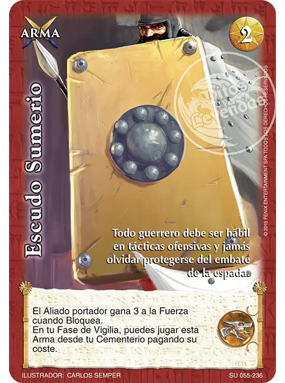 Escudo Sumerio (SU 055-236)