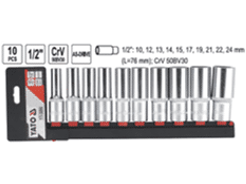 Juego de dados hexagonales largos de 1/2