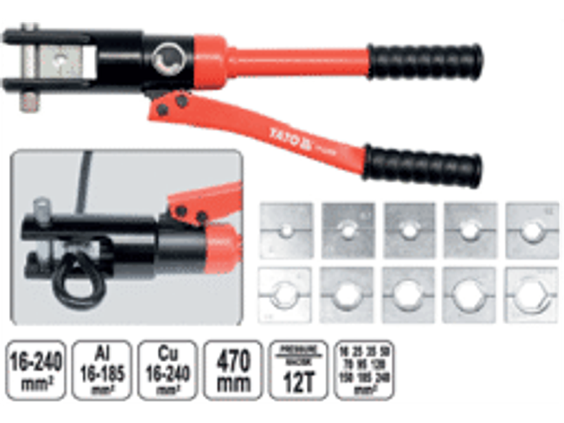 Alicate hidráulico 16-240 mm2