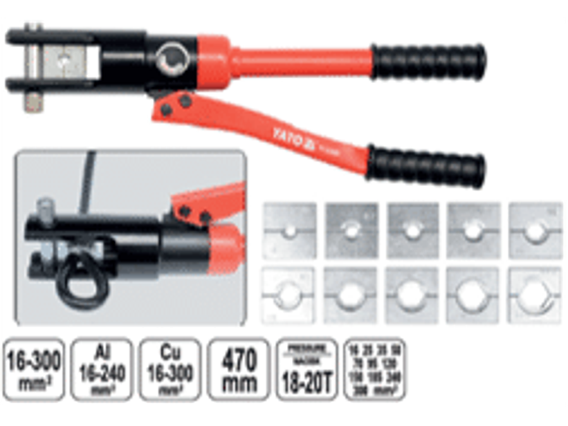 Alicate hidráulico 16-300 mm2