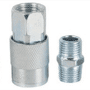 Juego de acoples rápidos para conectar y desconectar las herramientas neumáticas