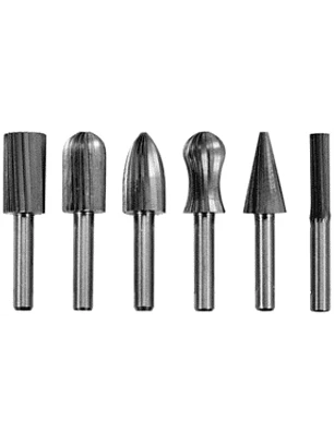 FRESAS PARA METAL. JUEGO 6 PIEZAS