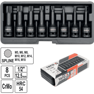 Juego de dados IMBUS (spline) de impacto