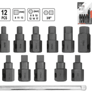 Set de dados para tapones de carter
