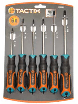 JUEGO DESTORNILLADORES TORX JGO