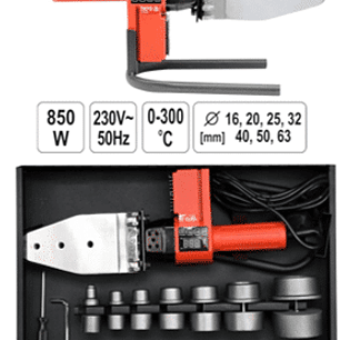 KIT TERMOFUSION PPR ELEC. 220V 850W. CON PANTALLA LCD