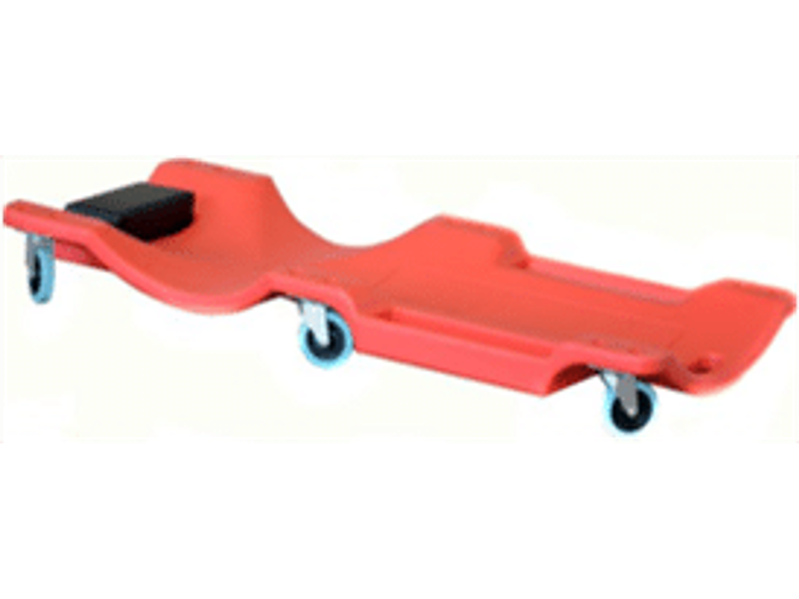 Camilla p/ trabajo mecánico con apoya cabeza y espacio p/ colocar herramientas 40