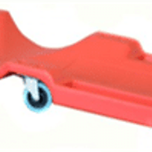 Camilla p/ trabajo mecánico con apoya cabeza y espacio p/ colocar herramientas 40