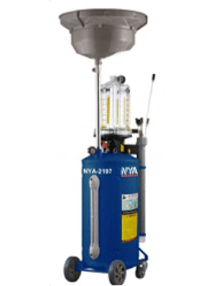 RECOGEDOR NEUMATICO DE ACEITE USADO CON ASPIRACION 80 LITROS + 20 LITROS, TANQUE DE CONTROL Y JUEGO DE SONDAS DE SUCCION