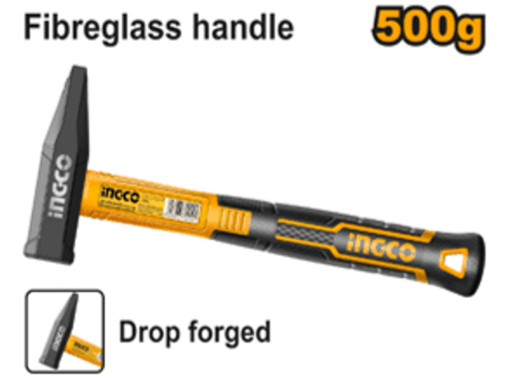 MARTILLO HOJALATERO PROFESIONAL MANGO DE FIBRA VIDRIO 500 GRS