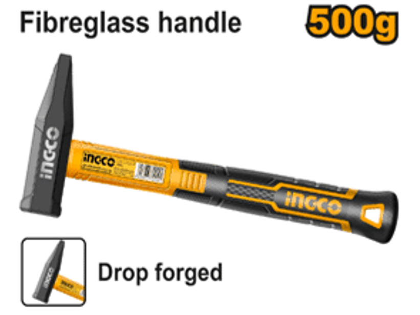 MARTILLO HOJALATERO PROFESIONAL MANGO DE FIBRA VIDRIO 500 GRS