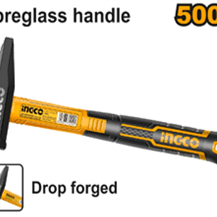 MARTILLO HOJALATERO PROFESIONAL MANGO DE FIBRA VIDRIO 500 GRS