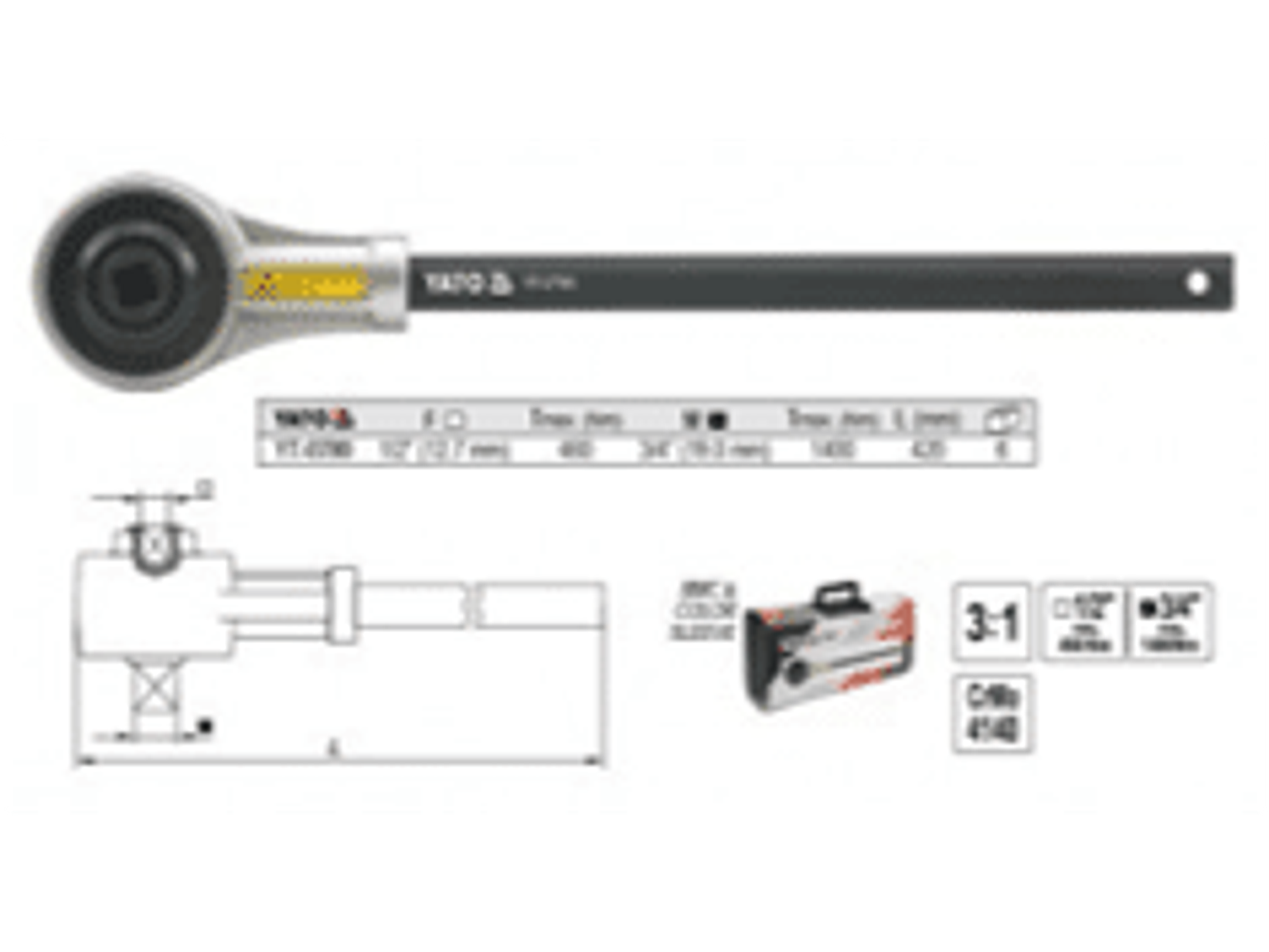 MULTIPLICADOR DE TORQUE 3:1