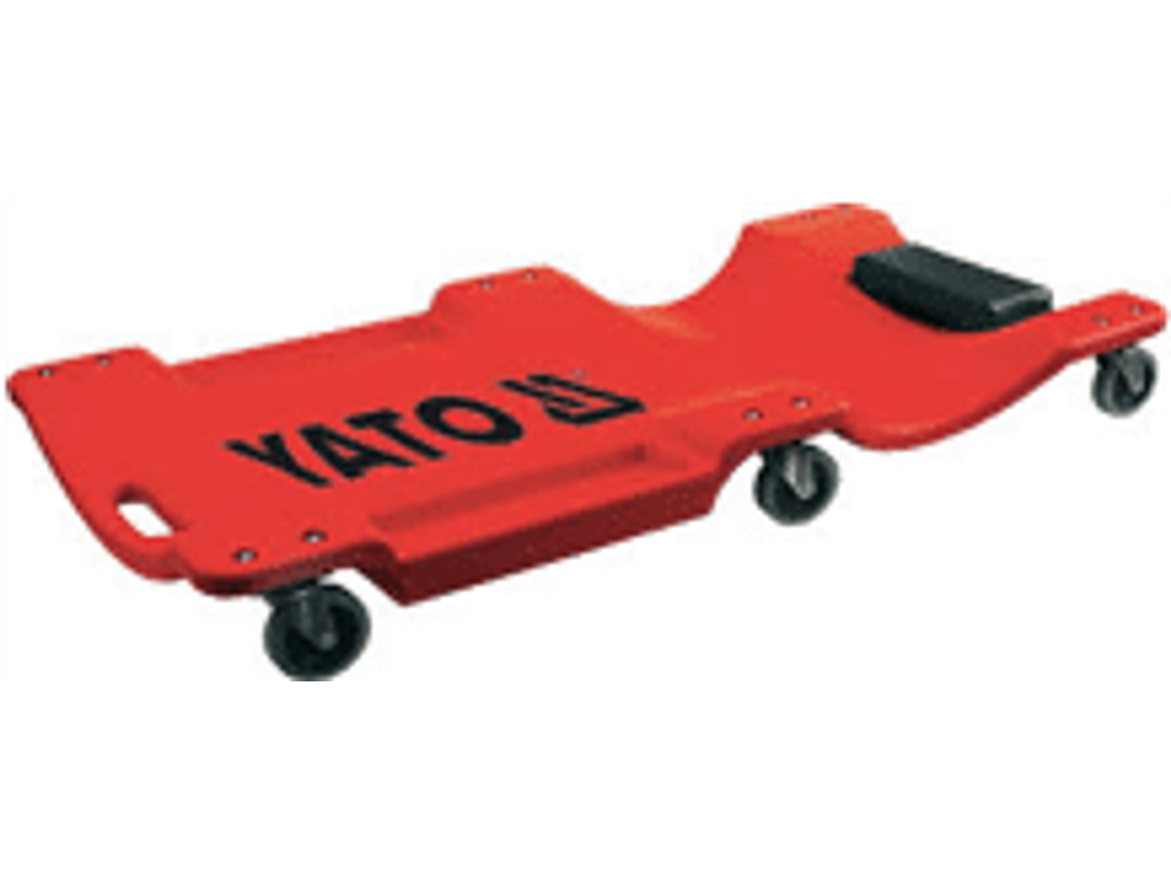 Camilla p/ trabajo mecánico con apoya cabeza y espacio p/ colocar herramientas 40