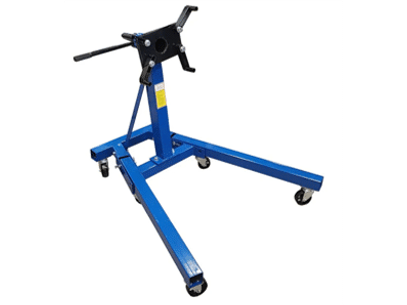 Banco giratorio para motores con patas plegables