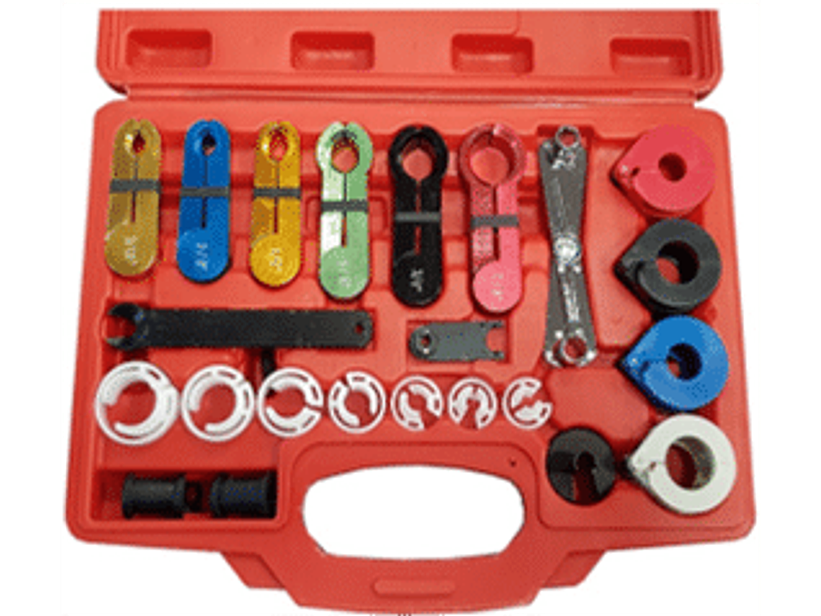 Kit de herramientas para desconectar líneas de combustible, 22 piezas