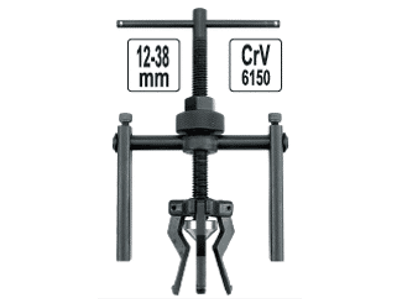 Extractor de rodamiento interior 12-38 mm