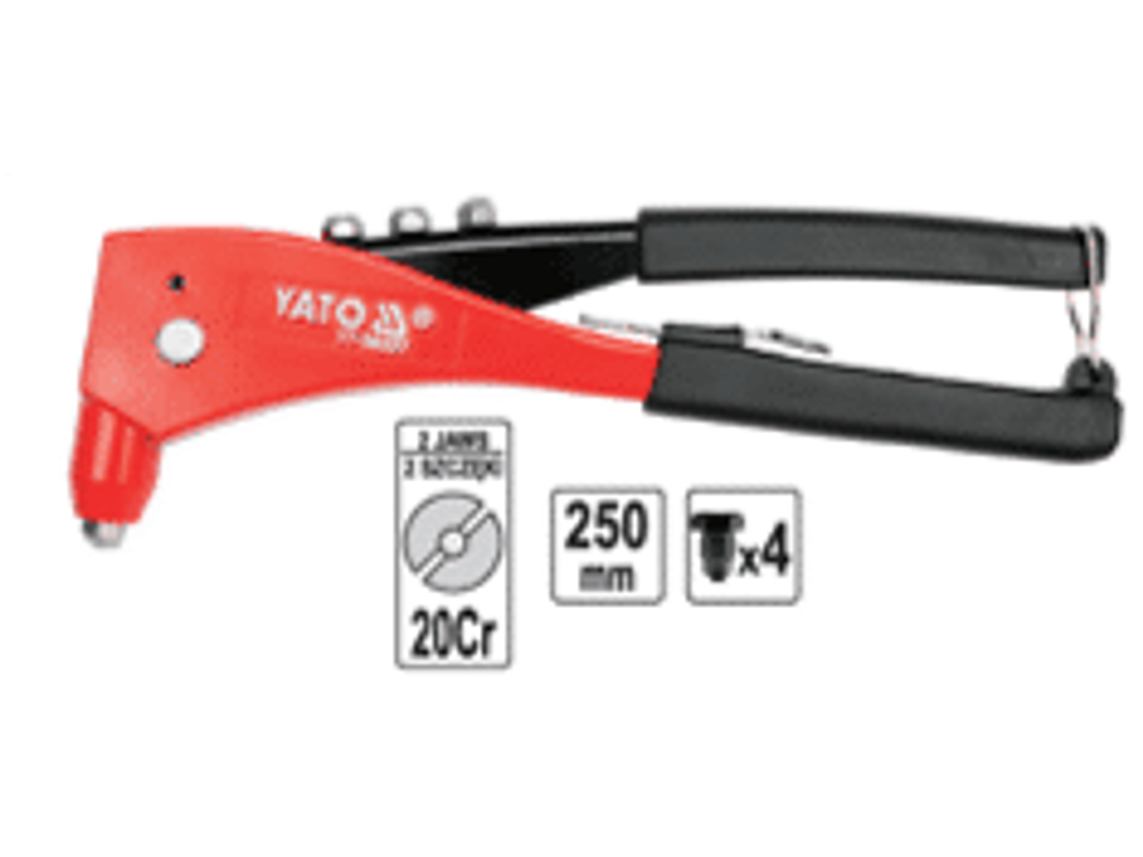 Remachadora 2,4 - 3,2 - 4,0 - 4,8mm