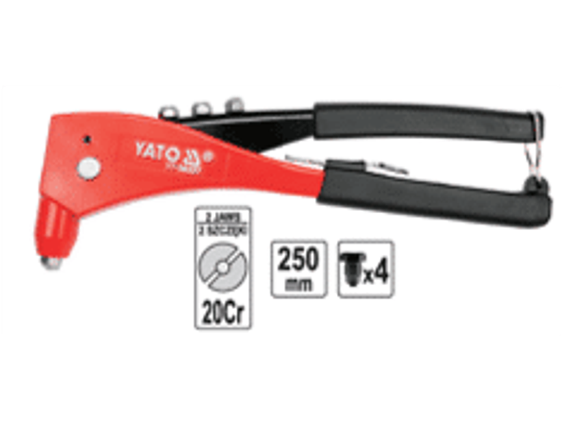 Remachadora 2,4 - 3,2 - 4,0 - 4,8mm