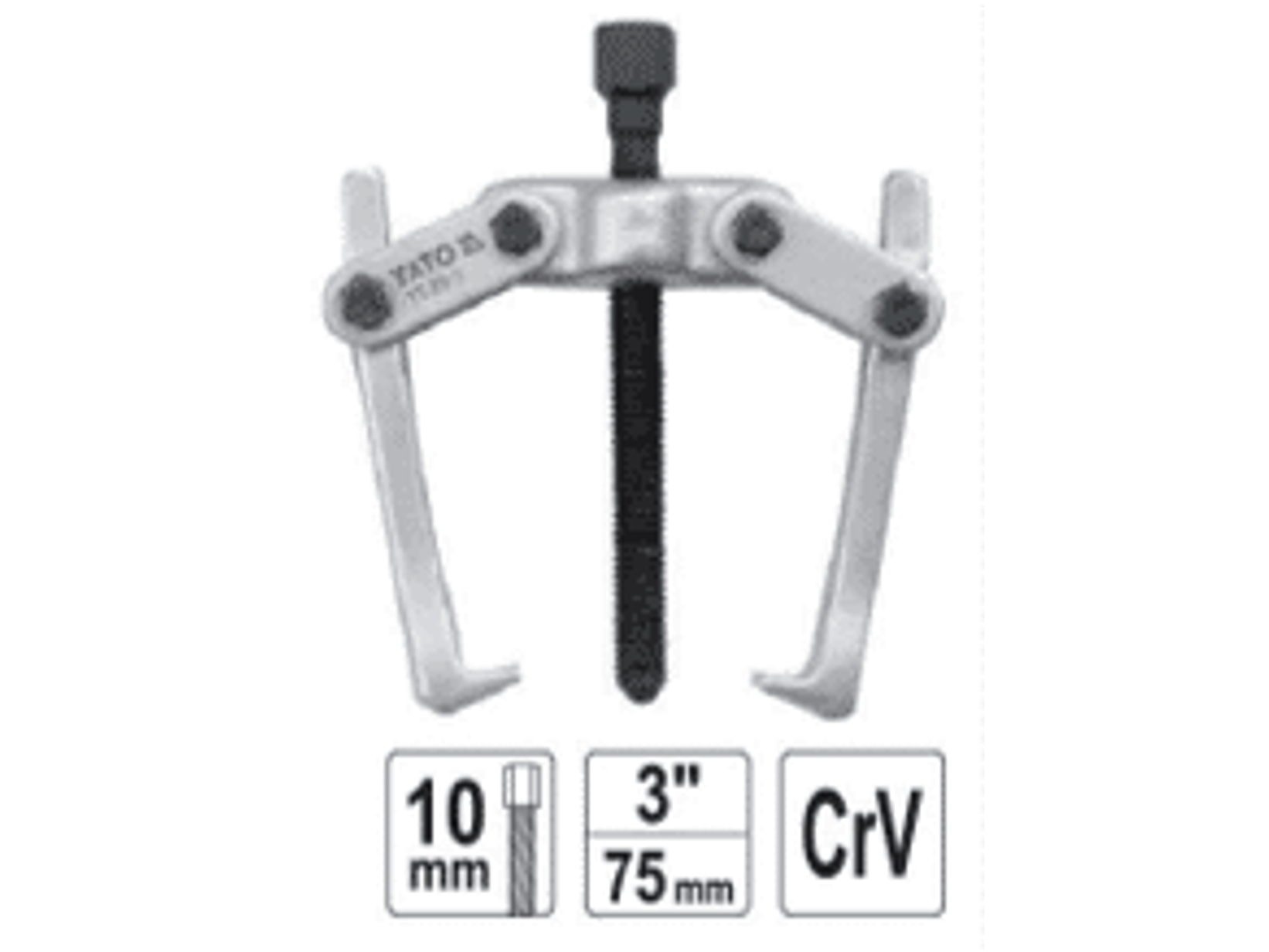 Extractor de rodamientos de 2 brazos de 3