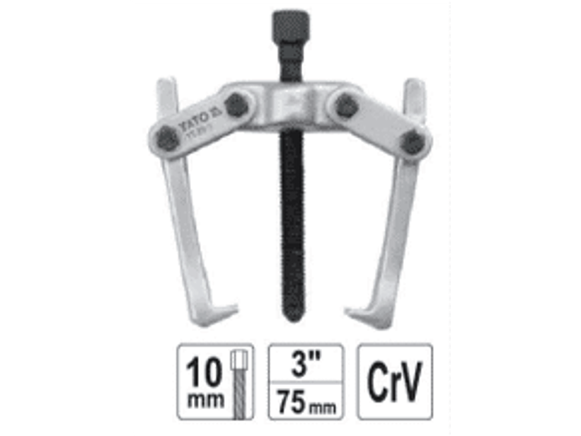 Extractor de rodamientos de 2 brazos de 3