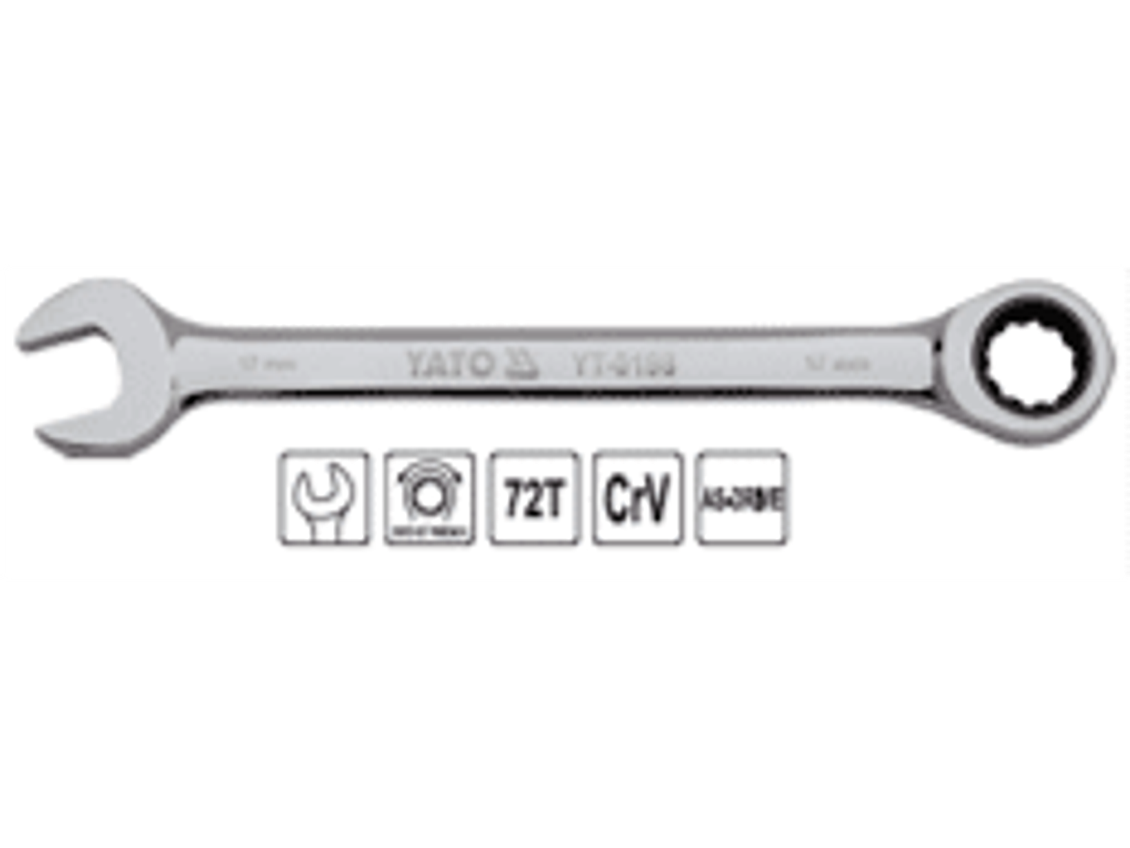 Llave punta corona con chicharra (72 dientes) 21 mm