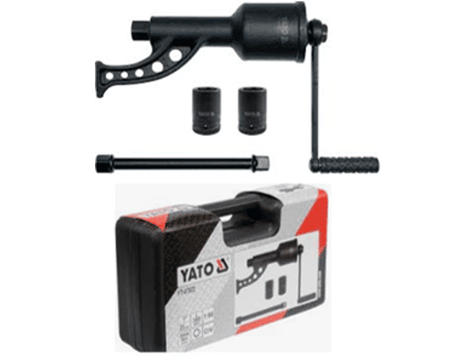 Multiplicador de torque para soltar pernos de rueda cuadrante 1