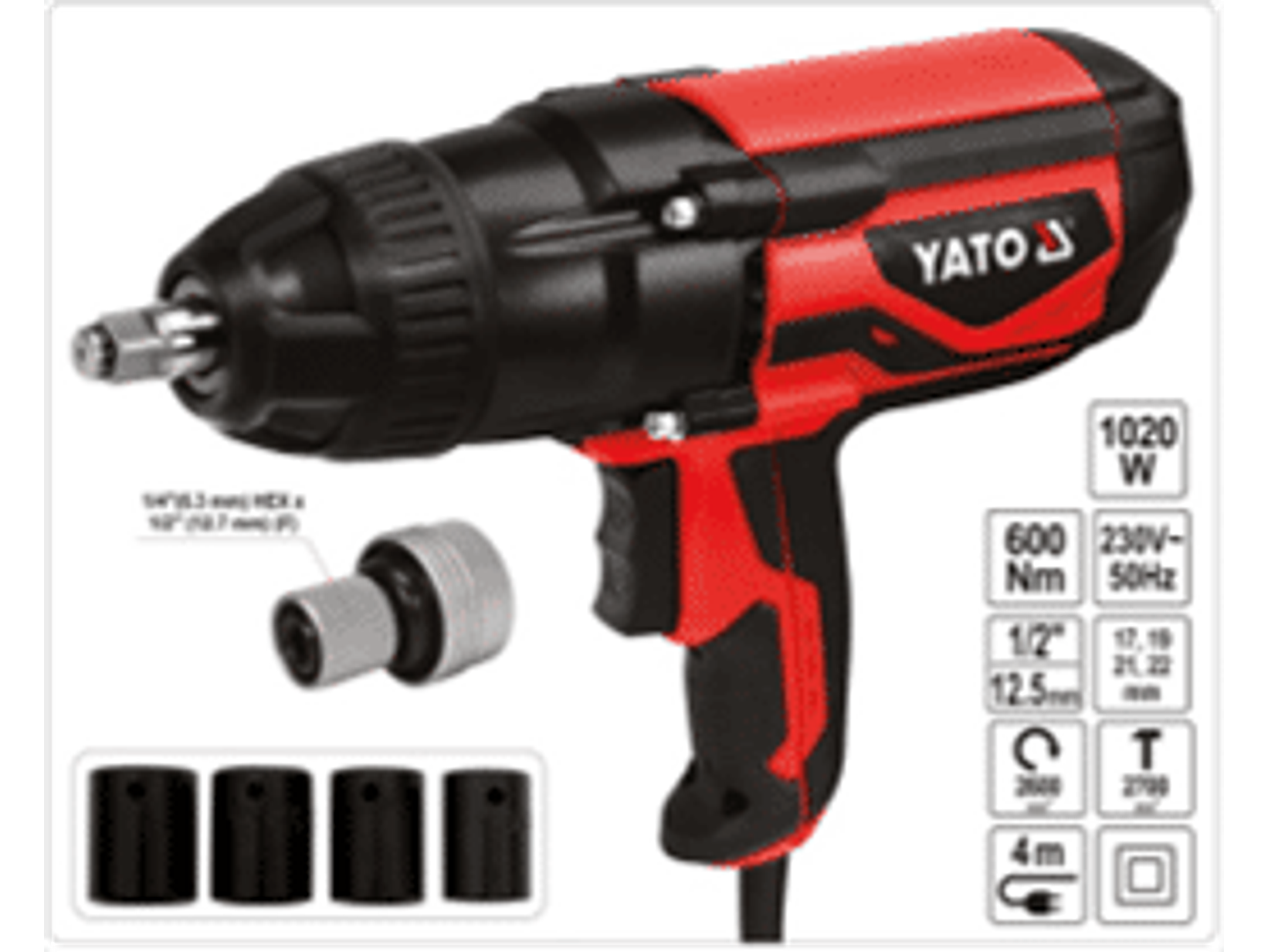 Llave de impacto 1/2