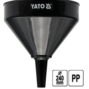 Embudo para llenar aceite de motor y combustible con filtro