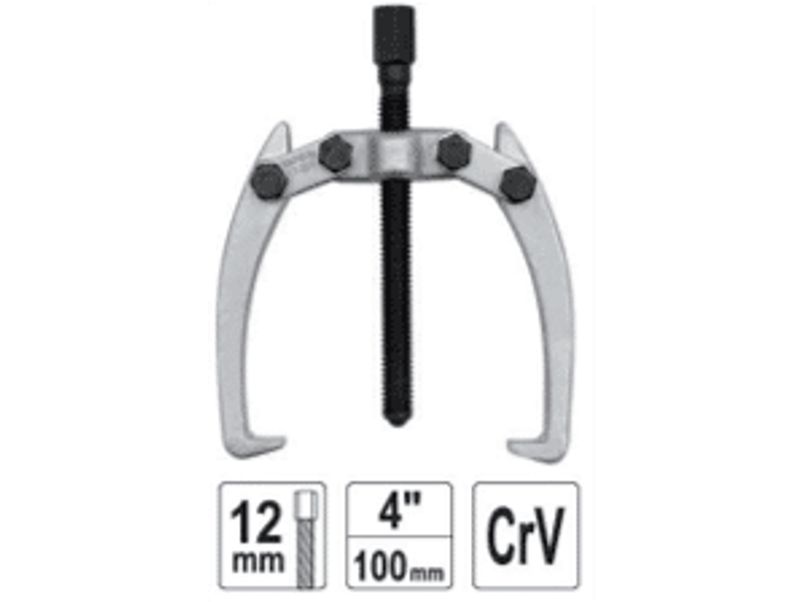 Extractor de rodamientos de 2 brazos de 4