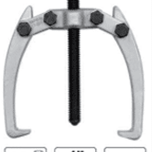 Extractor de rodamientos de 2 brazos de 4