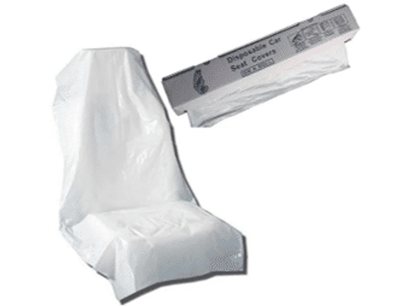 Cubre Asientos Desechables para Autos. Rollo 250 Unid