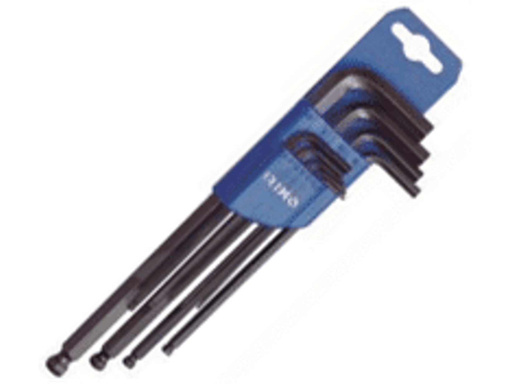 Juego de llaves Allen largas con bola 9 pzas