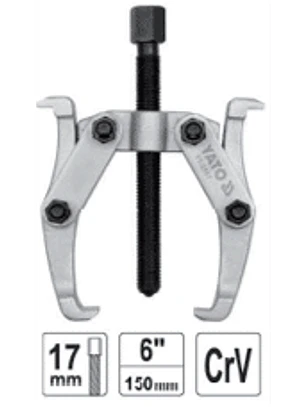 Extractor de rodamientos de 2 brazos de 6