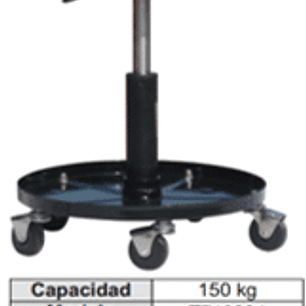 Piso de trabajo para mecánico, capacidad 150 kilos