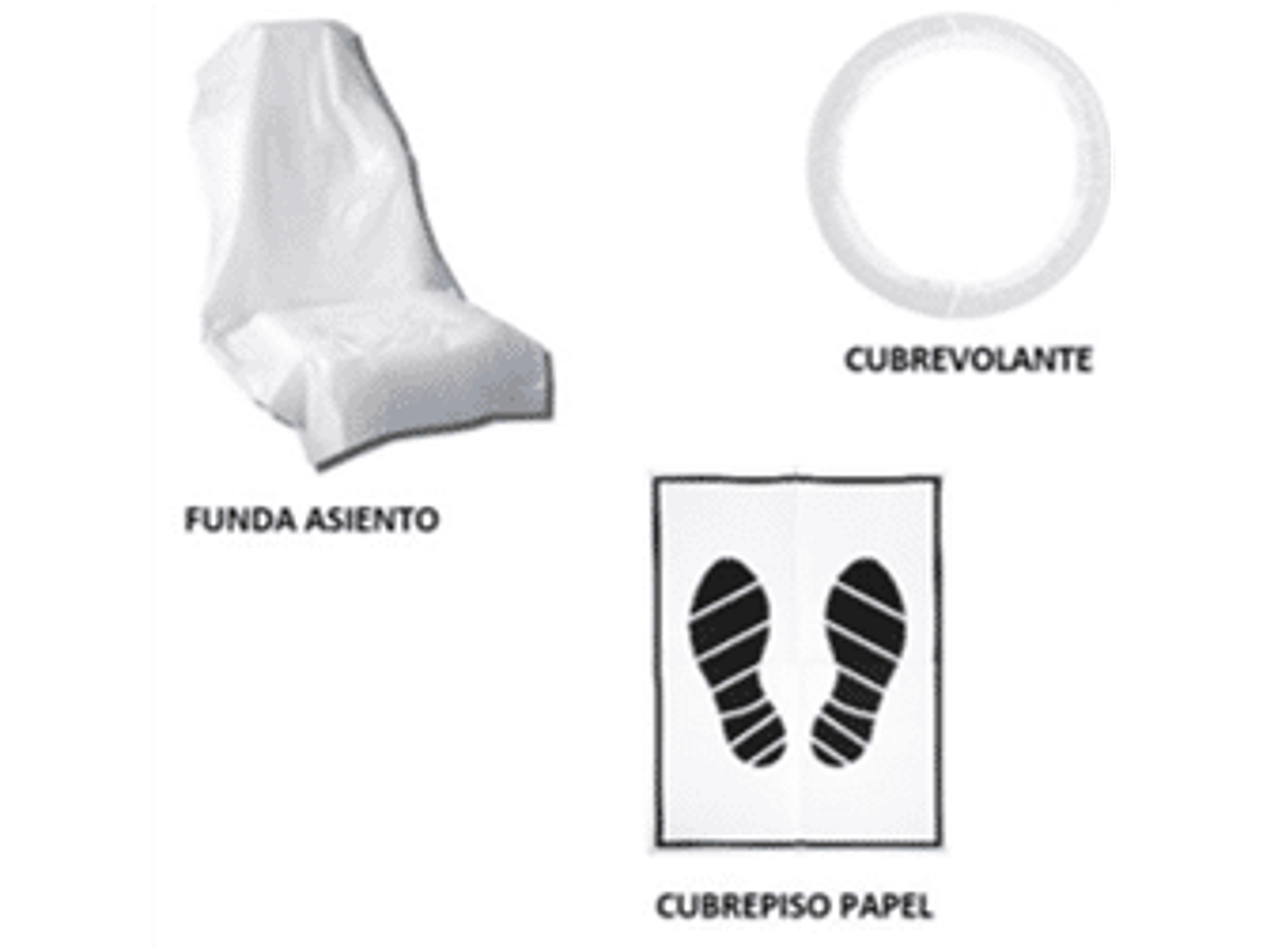 Set de Protectores Desechables para Autos