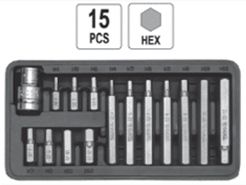 Juego de puntas ALLEN, cortas y largas