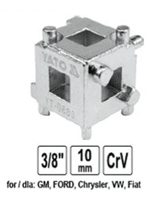 Cubo para comprimir caliper de freno (para GM, Ford, Chrysler, Fiat)
