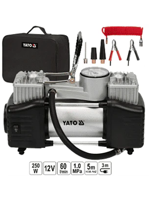 ompresor con un manómetro de precisión con una tensión de alimentación de 12-13,8 V