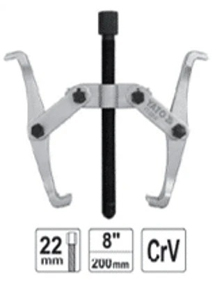 Extractor de rodamientos de 2 brazos de 8