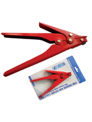 Tenaza para tensión y corte de amarras plásticas de 2,4 a 4,8 mm