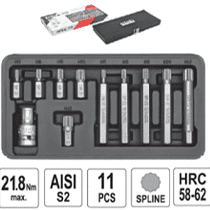Juego de puntas IMBUS, cortas y largas