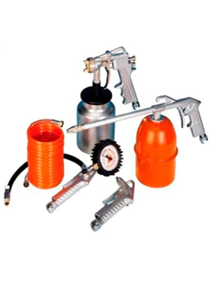 Kit para compresor de aire 5 piezas