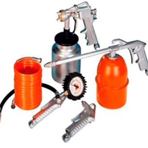 Kit para compresor de aire 5 piezas