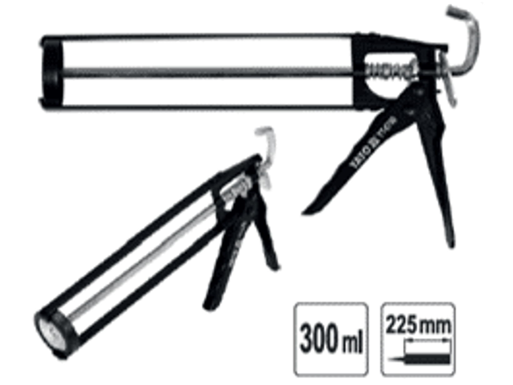 Pistola calafatera tipo esqueleto 300 mm