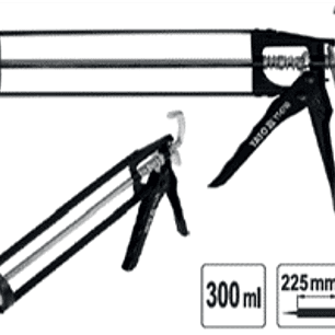 Pistola calafatera tipo esqueleto 300 mm