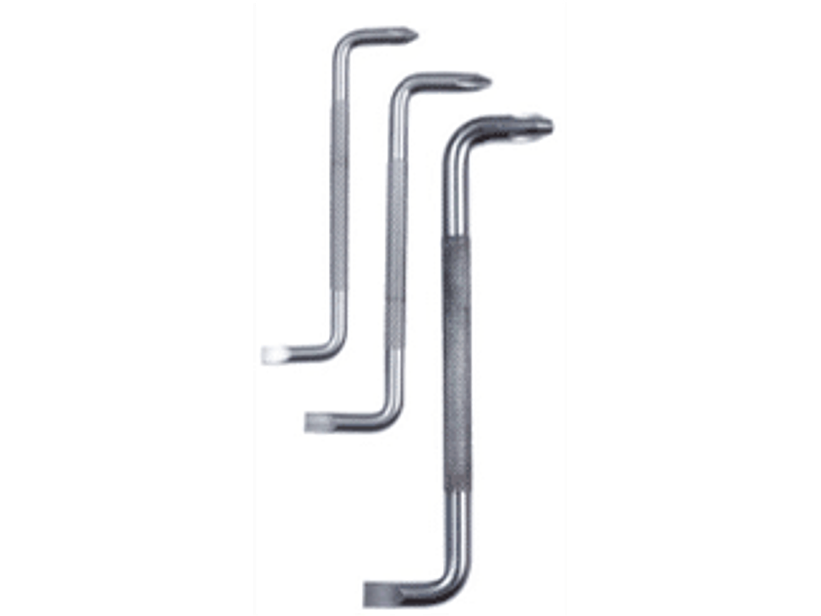 JUEGO 3 DESTORNILLADORES EN Z CON DOBLE PUNTA PL, PH, en milímetro