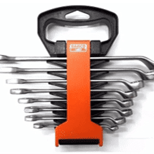 Jgo. Llaves punta/corona 8 a 19mm, 8pzas.