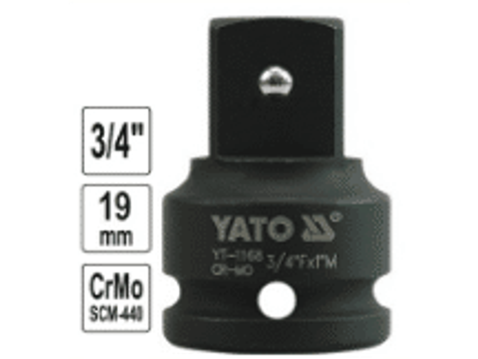 Dado adaptador aumentador de impacto 3/4